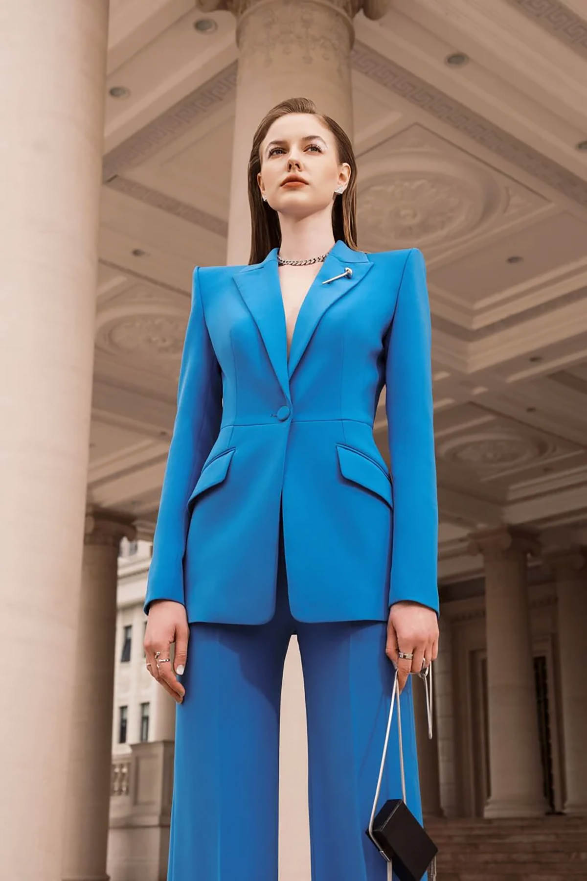 Sexy Open Back Women Blazer Su - Women Formal Wear For Graduation 评论和价格