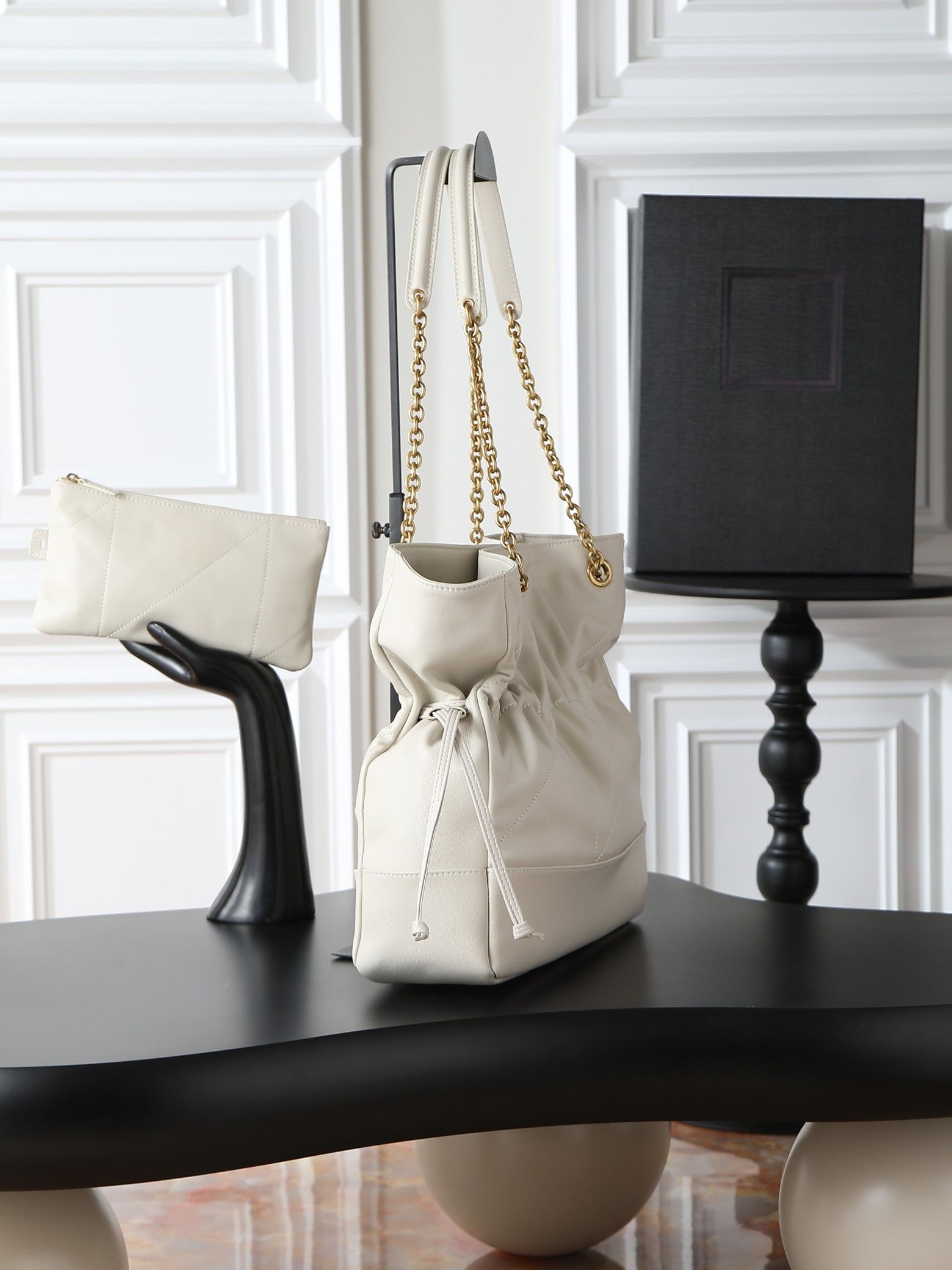 Minimal All-Match Ladies Solid - Shoulder Bag Structured 评论和价格