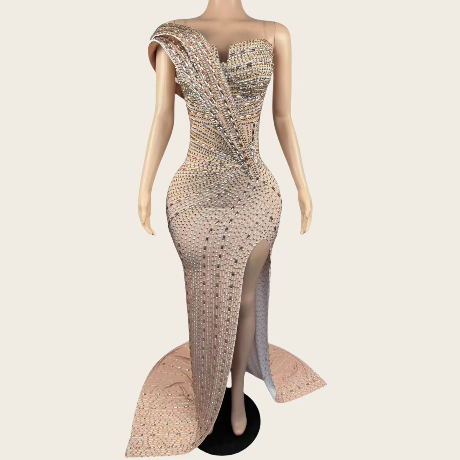 Xiangbin Sparkly Crystals Form - Women Formal Wear For Graduation 评论和价格