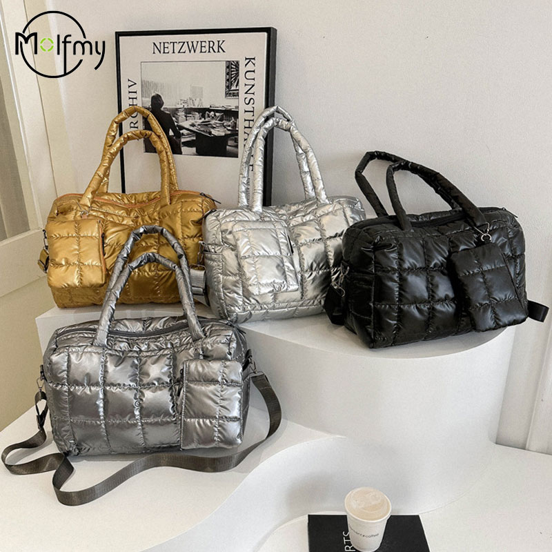 2pcs Luxury Space Bag Padded C - Shoulder Bag Structured 评论和价格