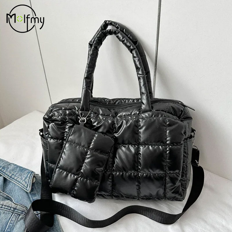 2pcs Luxury Space Bag Padded C - Shoulder Bag Structured 评论和价格