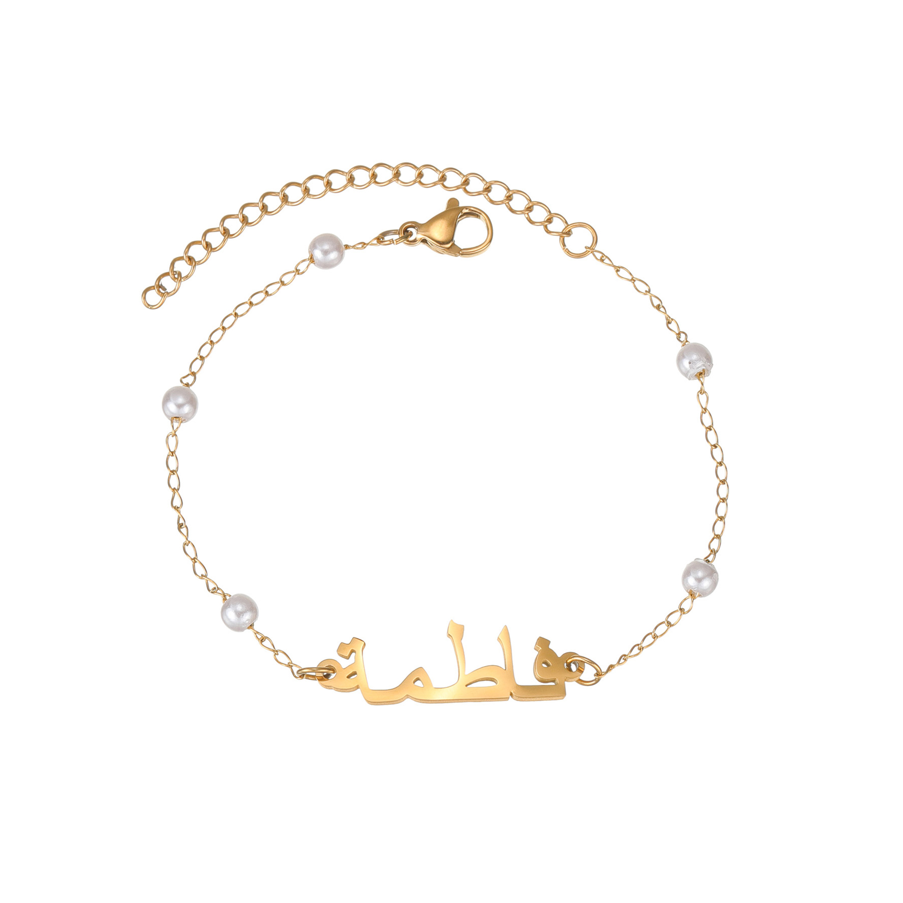 Goxijite Trendy Custom Arabic  - Pearl Necklace Set 评论和价格