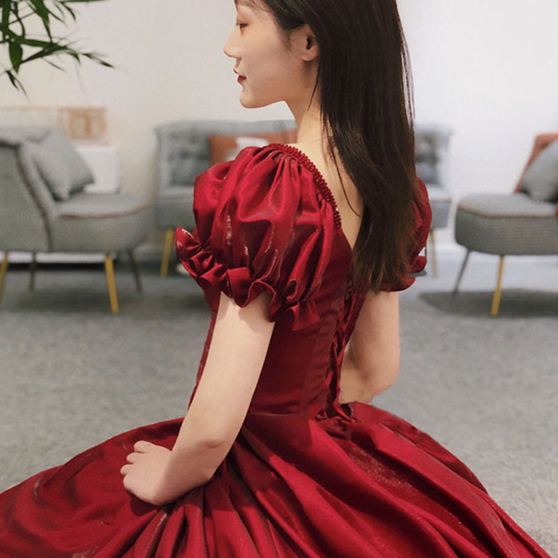 Evening Dress Red Bridal Toast - Women'S Formal Dinner Wear 评论和价格