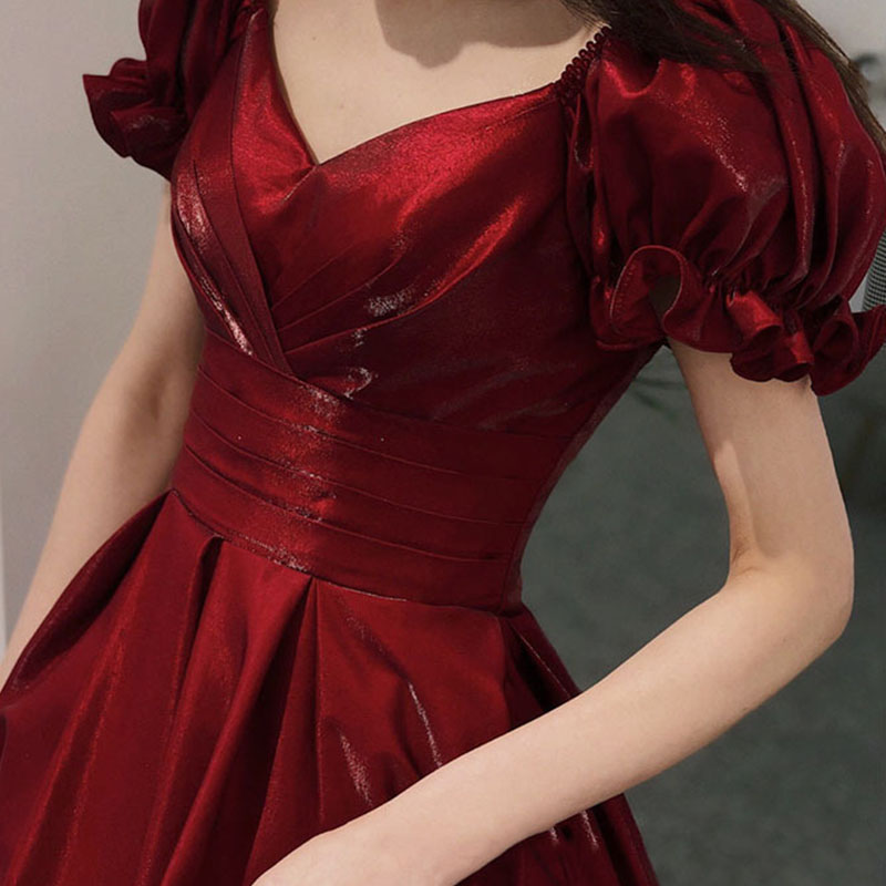 Evening Dress Red Bridal Toast - Women'S Formal Dinner Wear 评论和价格