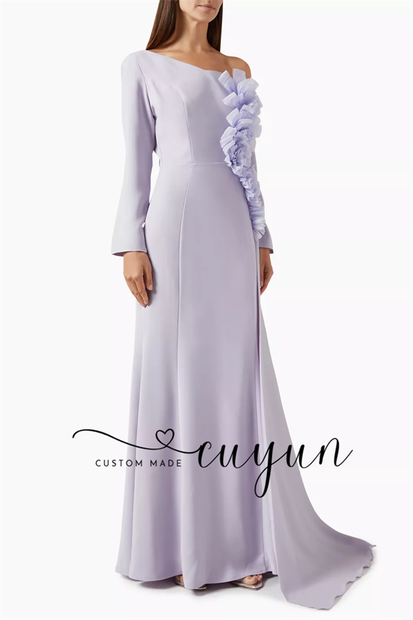 CUYUN Customized One Shoulder  - Women'S Formal Dinner Wear 评论和价格