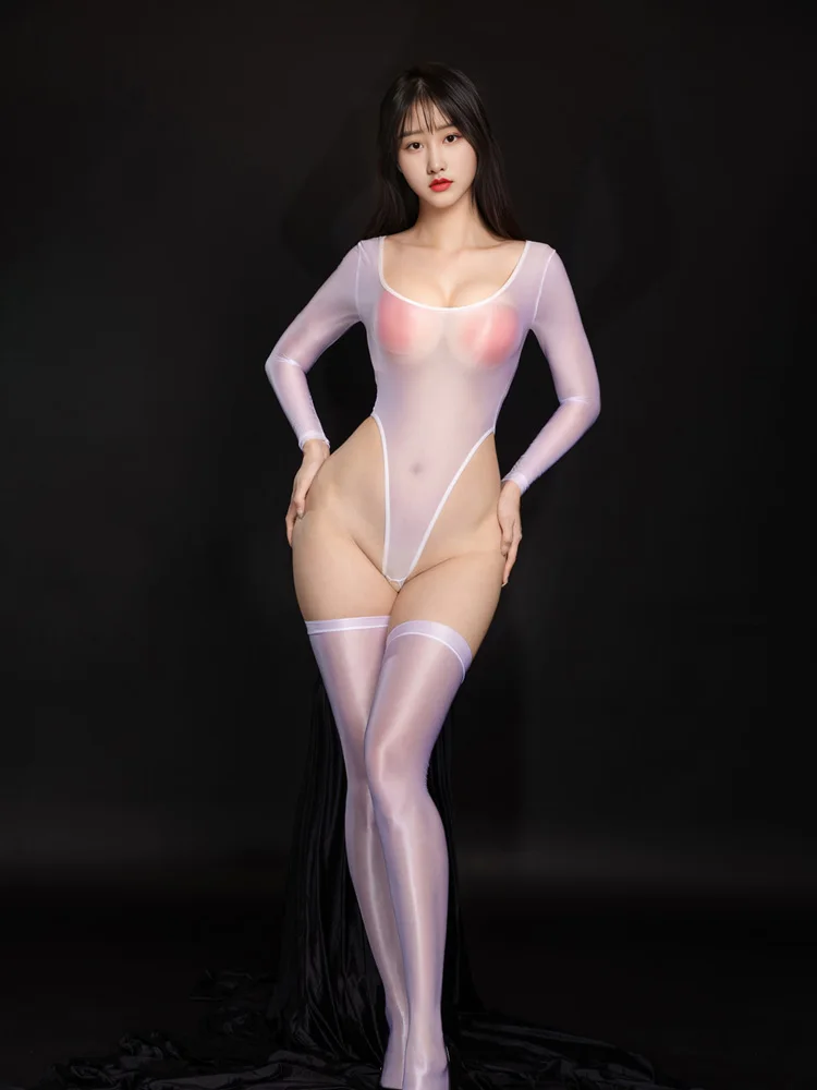 Women High Cut Bodysuit Long S - Women'S Formal Wear Jumpsuit 评论和价格