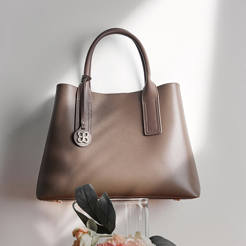 Women Black Genuine Leather St - Shoulder Bag Structured 评论和价格