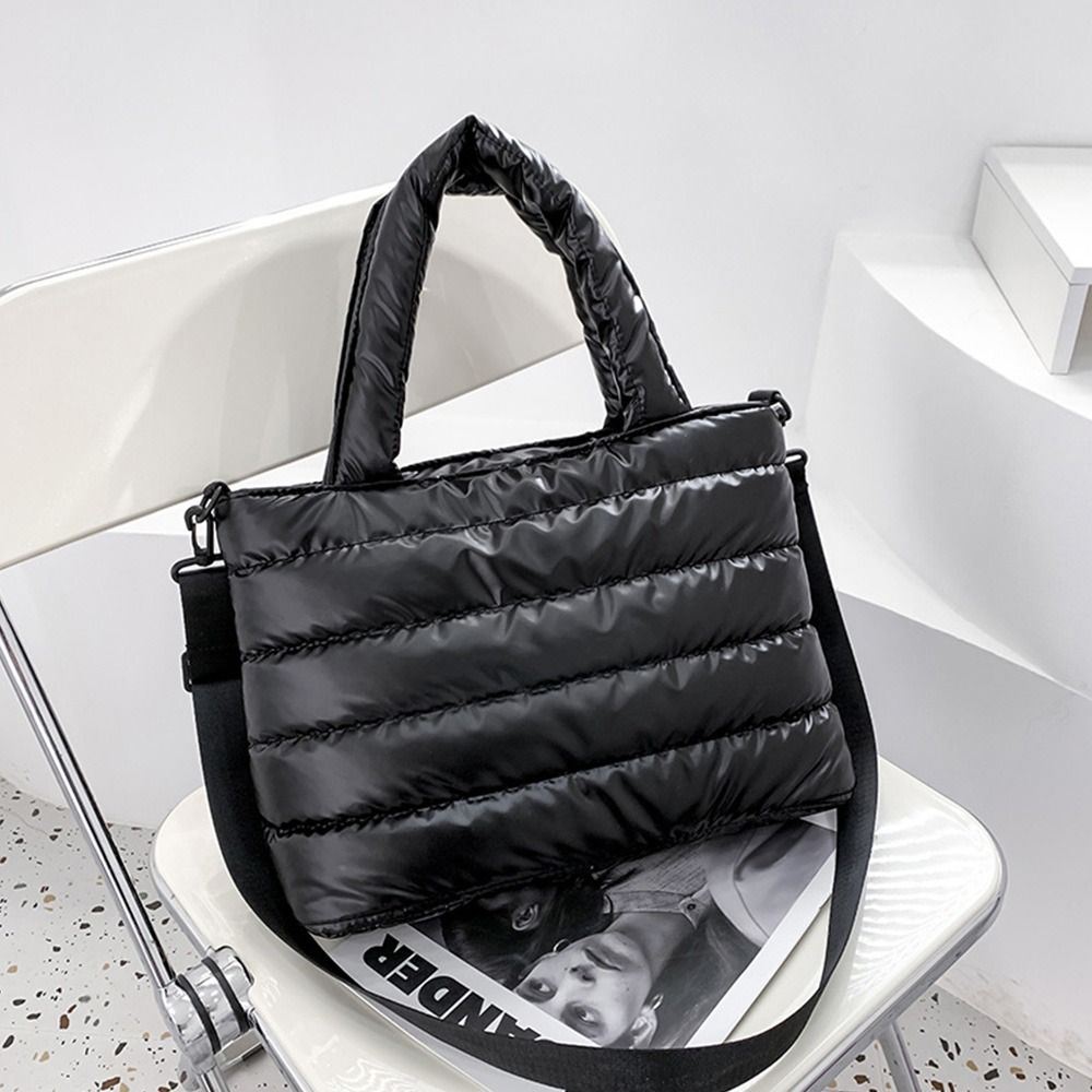Women Puffer Tote Bag Quilted  - Shoulder Bag Structured 评论和价格