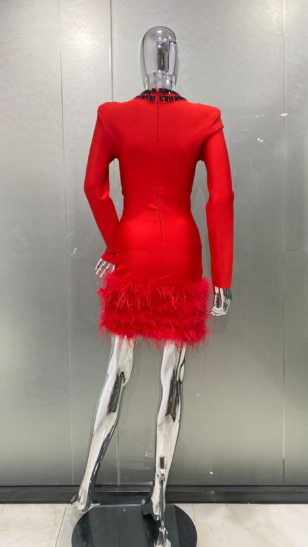 2026 Luxury Ostrich Feather Gl - Women'S Formal Dinner Wear 评论和价格