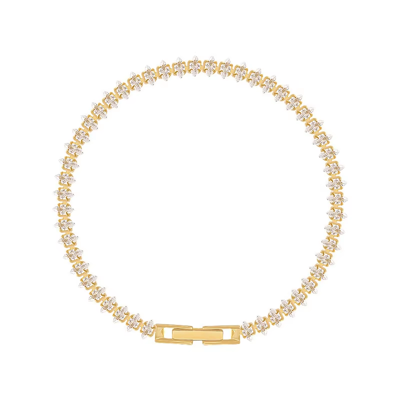 Dainty Gold CZ Bracelet – Wome - Women'S Formal Dinner Wear 评论和价格