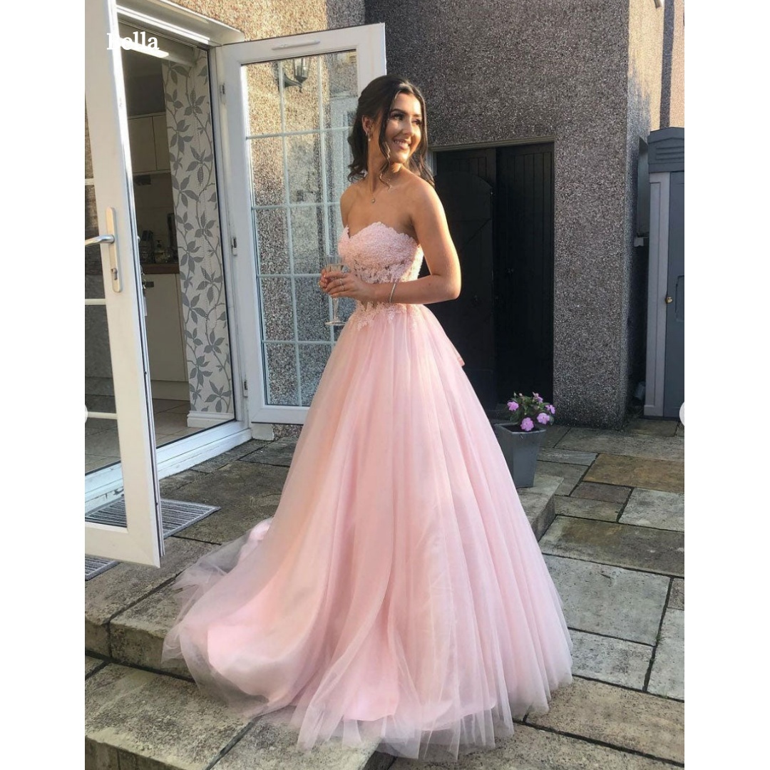 Bella Customized Pink Straples - Women Formal Wear For Graduation 评论和价格