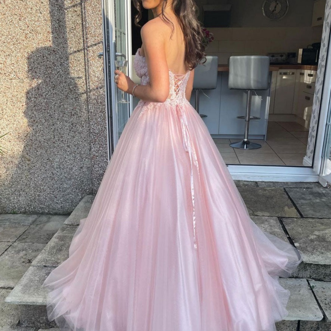 Bella Customized Pink Straples - Women Formal Wear For Graduation 评论和价格