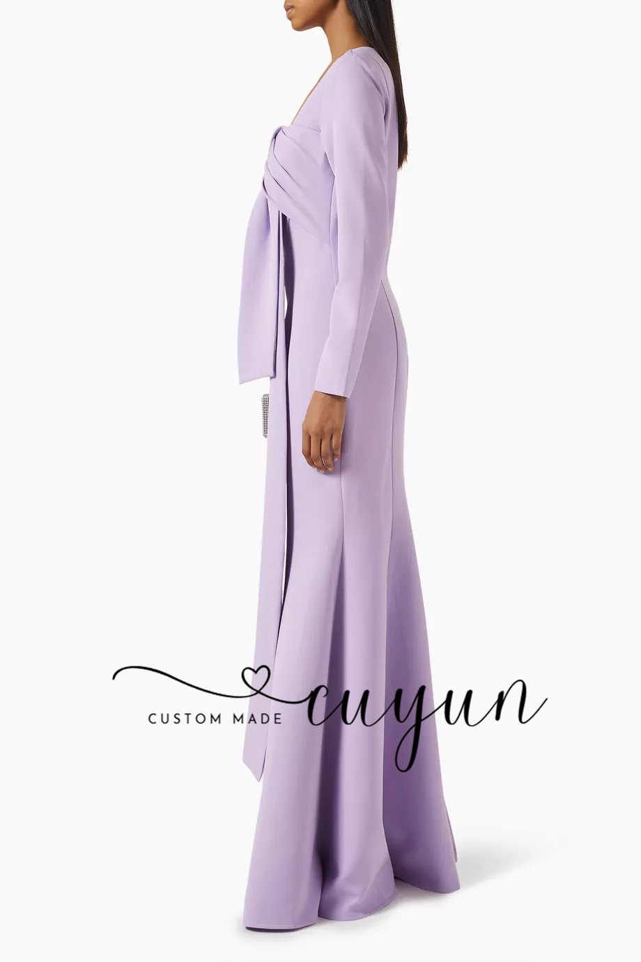 CUYUN Customized Lavender Wome - Women'S Formal Dinner Wear 评论和价格