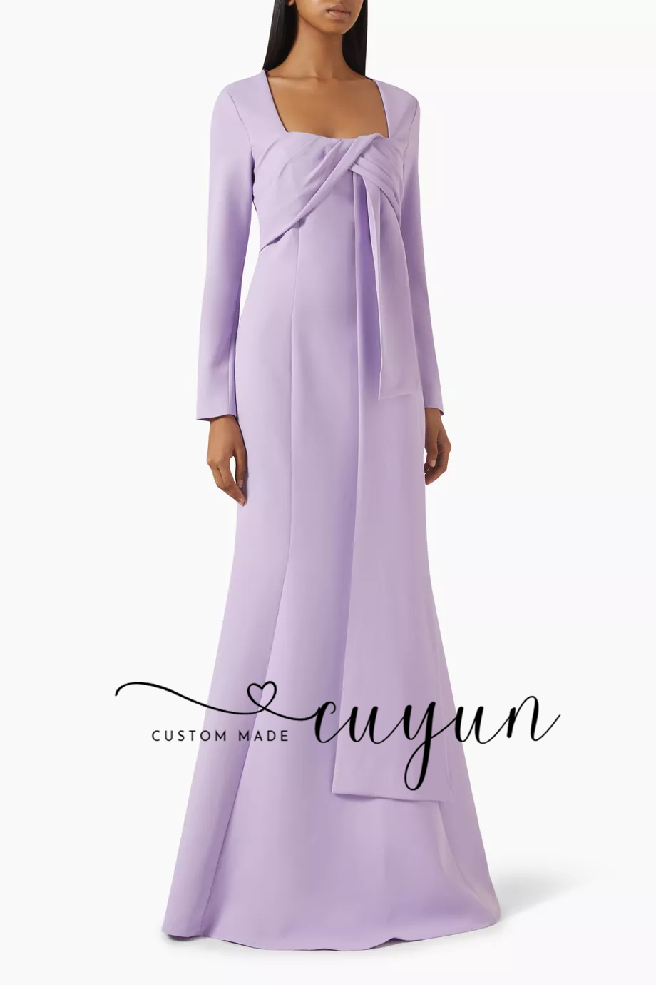 CUYUN Customized Lavender Wome - Women'S Formal Dinner Wear 评论和价格