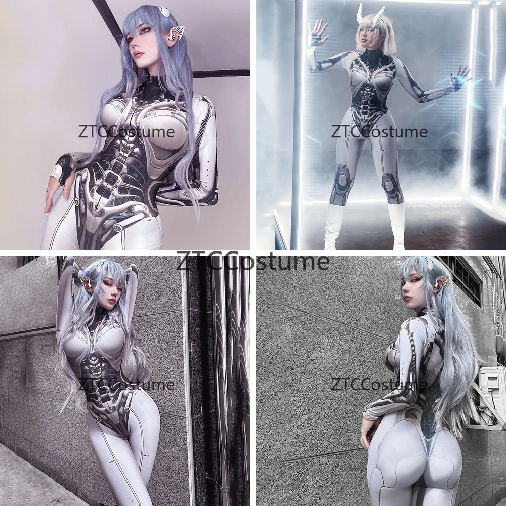3D Printed Cosplay Bodysuit Y2 - Women'S Formal Wear Jumpsuit 评论和价格