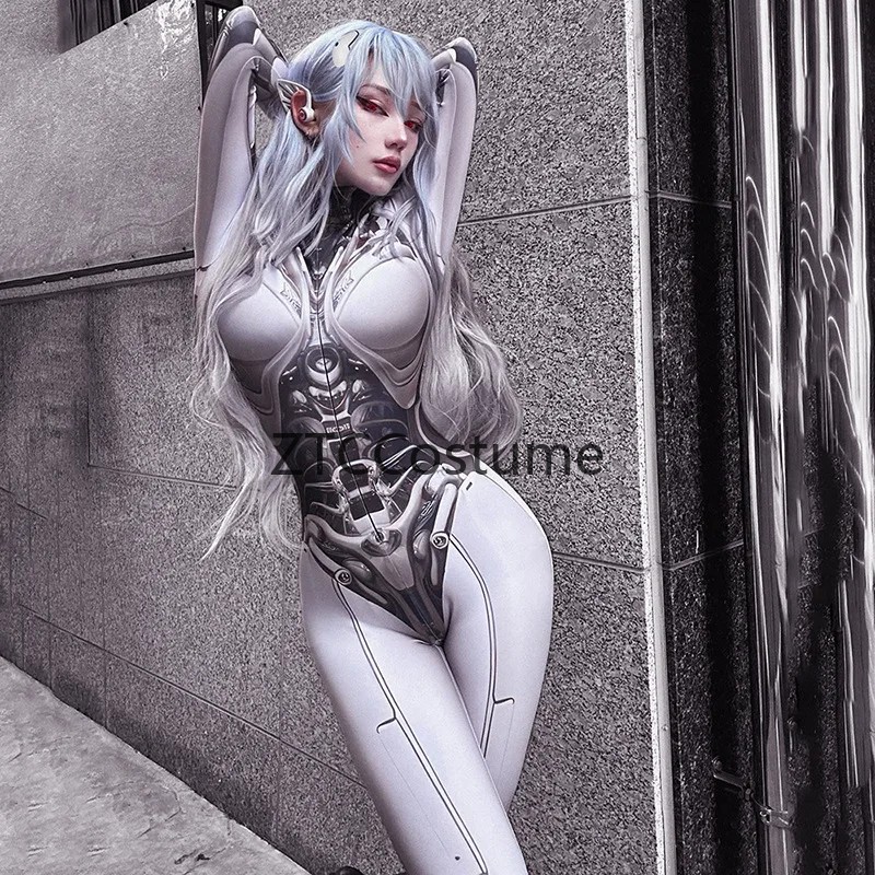 3D Printed Cosplay Bodysuit Y2 - Women'S Formal Wear Jumpsuit 评论和价格