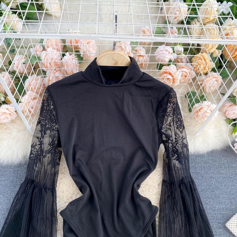 Sexy Lantern Long Sleeve High  - Women'S Formal Wear Jumpsuit 评论和价格