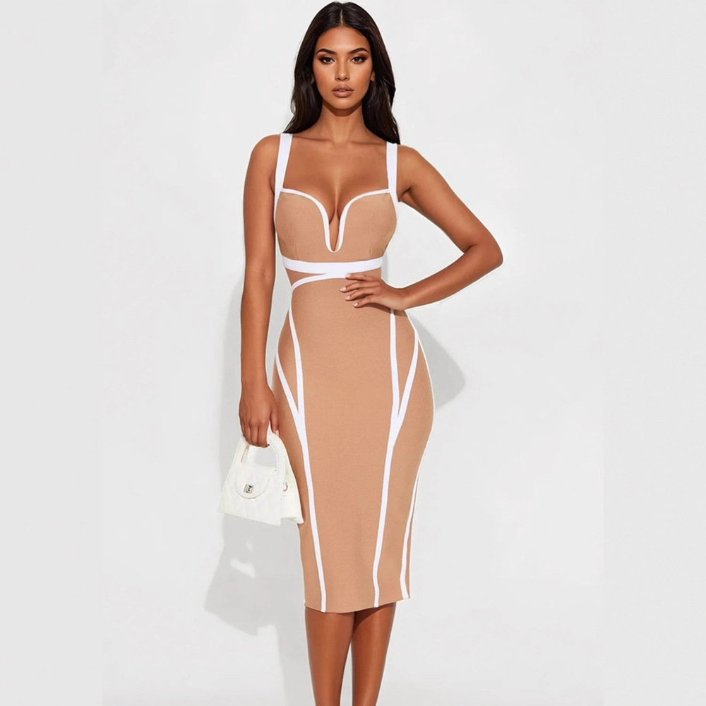 Glam Cut Hip Wrap White Edge A - Women'S Formal Dinner Wear 评论和价格