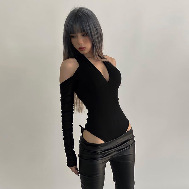 Women's Sexy Hollow Bodysuit L - Women'S Formal Wear Jumpsuit 评论和价格