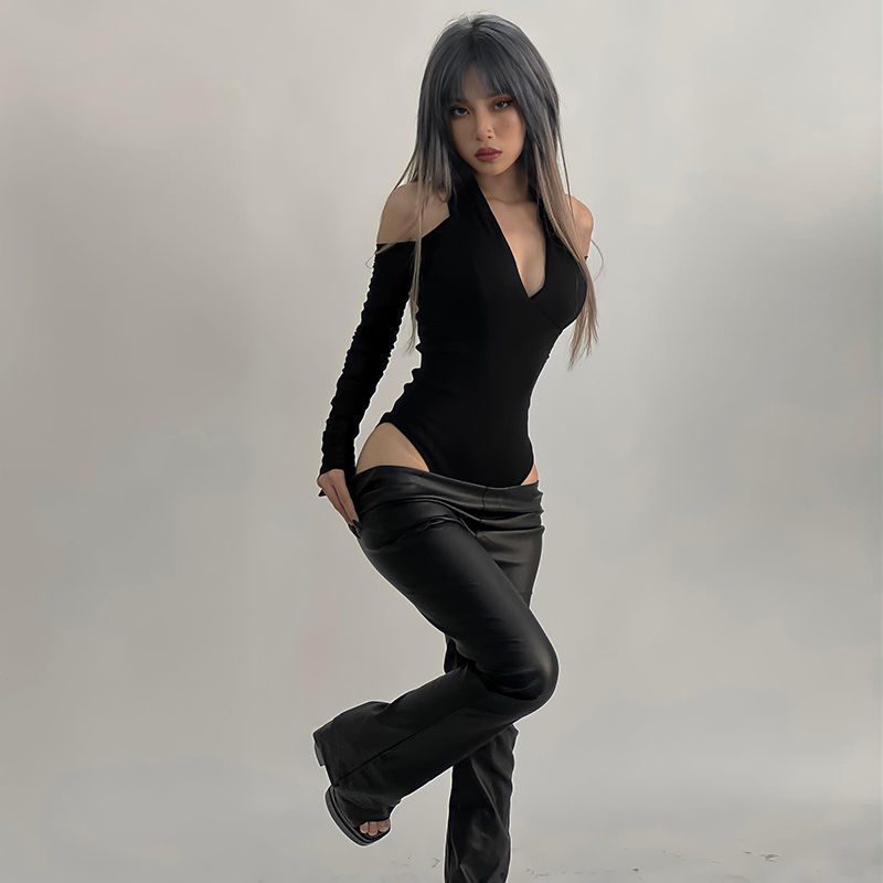 Women's Sexy Hollow Bodysuit L - Women'S Formal Wear Jumpsuit 评论和价格