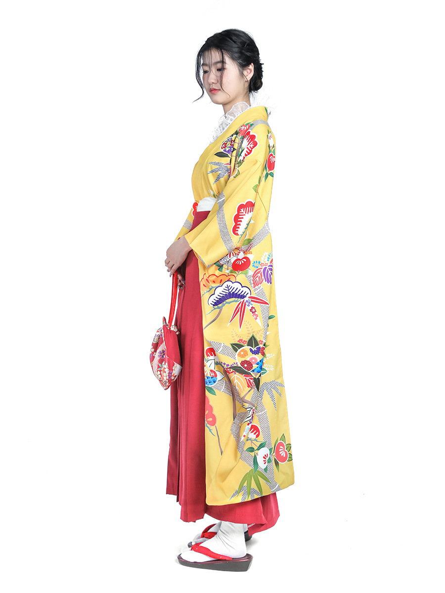 Women's Japanese Kimono Set Wa - Women Formal Wear For Graduation 评论和价格