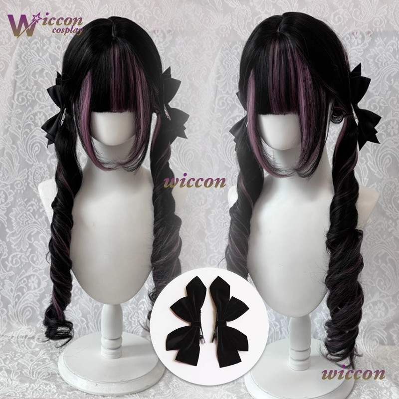 Comic ‌Black Wig with Pink Cos - Women'S Formal Wear Jumpsuit 评论和价格