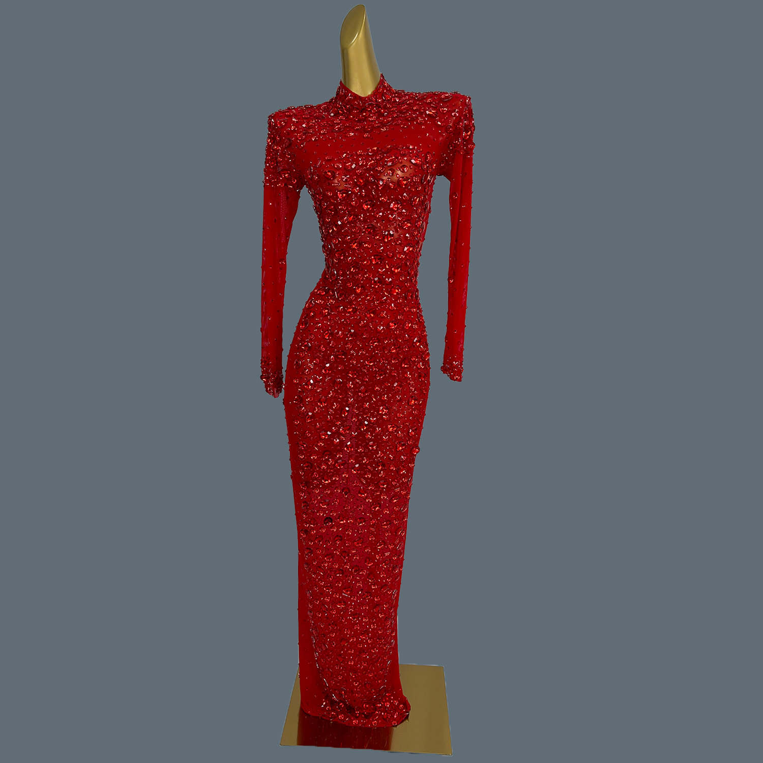 Sexy Sheer Mesh Formal Prom Lo - Women'S Formal Dinner Wear 评论和价格